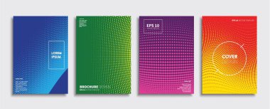 Vektör kapak tasarımları. Gelecekteki Poster şablonu. Smartphone modern arka plan ayarlamak.