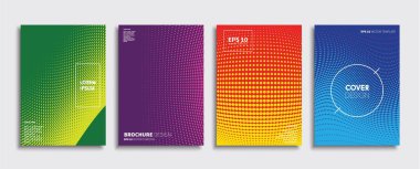 Vektör kapak tasarımları. Gelecekteki Poster şablonu. Smartphone modern arka plan ayarlamak.