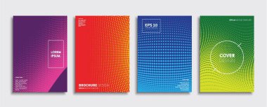 Vektör kapak tasarımları. Gelecekteki Poster şablonu. Smartphone modern arka plan ayarlamak.