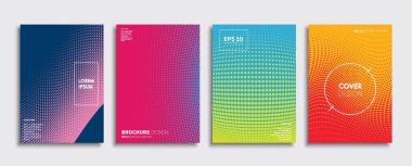 Vektör kapak tasarımları. Gelecekteki Poster şablonu. Smartphone modern arka plan ayarlamak.