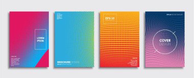 Vektör kapak tasarımları. Gelecekteki Poster şablonu. Smartphone modern arka plan ayarlamak.