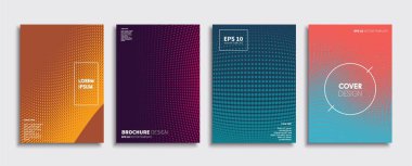 Vektör kapak tasarımları. Gelecekteki Poster şablonu. Smartphone modern arka plan ayarlamak.