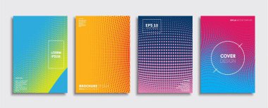 Vektör kapak tasarımları. Gelecekteki Poster şablonu. Smartphone modern arka plan ayarlamak.