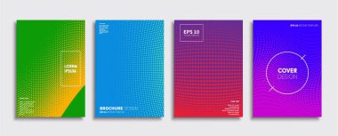 Vektör kapak tasarımları. Gelecekteki Poster şablonu. Smartphone modern arka plan ayarlamak.