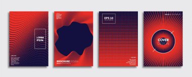 Vektör kapak tasarımları. Gelecekteki Poster şablonu. Smartphone modern arka plan ayarlamak.