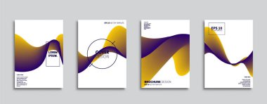 Vektör kapak tasarımları. Gelecekteki Poster şablonu. Smartphone modern arka plan ayarlamak.