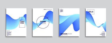 Vektör kapak tasarımları. Gelecekteki Poster şablonu. Smartphone modern arka plan ayarlamak.