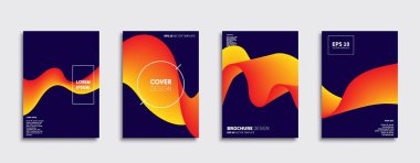 Vektör kapak tasarımları. Gelecekteki Poster şablonu. Smartphone modern arka plan ayarlamak.