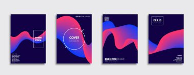 Vektör kapak tasarımları. Gelecekteki Poster şablonu. Smartphone modern arka plan ayarlamak.