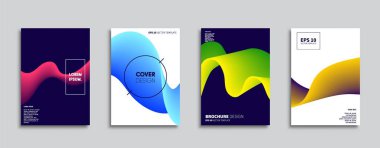 Vektör kapak tasarımları. Gelecekteki Poster şablonu. Smartphone modern arka plan ayarlamak.