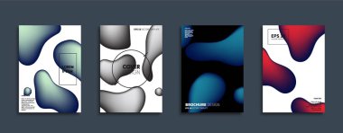 Vektör kapak tasarımları. Gelecekteki Poster şablonu. Smartphone modern arka plan ayarlamak.