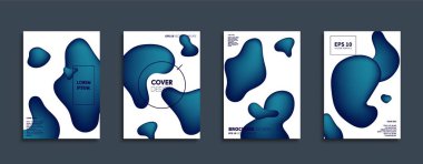 Vektör kapak tasarımları. Gelecekteki Poster şablonu. Smartphone modern arka plan ayarlamak.