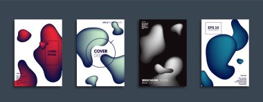 Vektör kapak tasarımları. Gelecekteki Poster şablonu. Smartphone modern arka plan ayarlamak.