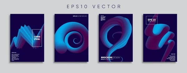 Vector cover designs. Future Poster template. Smartphone modern background set.