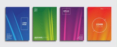 Vektör kapak tasarımları. Gelecekteki Poster şablonu. Smartphone modern arka plan ayarlamak.