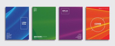 Vektör kapak tasarımları. Gelecekteki Poster şablonu. Smartphone modern arka plan ayarlamak.