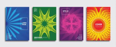 Vektör kapak tasarımları. Gelecekteki Poster şablonu. Smartphone modern arka plan ayarlamak.