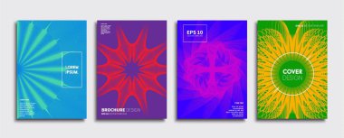 Vektör kapak tasarımları. Gelecekteki Poster şablonu. Smartphone modern arka plan ayarlamak.