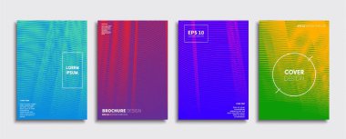 Vektör kapak tasarımları. Gelecekteki Poster şablonu. Smartphone modern arka plan ayarlamak.