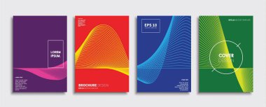 Vektör kapak tasarımları. Gelecekteki Poster şablonu. Smartphone modern arka plan ayarlamak.