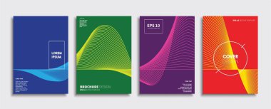 Vektör kapak tasarımları. Gelecekteki Poster şablonu. Smartphone modern arka plan ayarlamak.