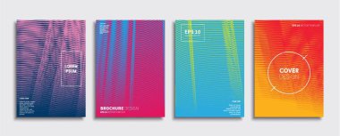 Vektör kapak tasarımları. Gelecekteki Poster şablonu. Smartphone modern arka plan ayarlamak.