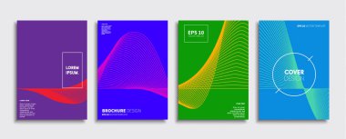 Vektör kapak tasarımları. Gelecekteki Poster şablonu. Smartphone modern arka plan ayarlamak.