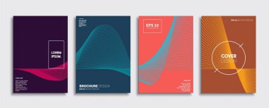 Vektör kapak tasarımları. Gelecekteki Poster şablonu. Smartphone modern arka plan ayarlamak.