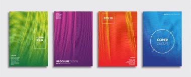 Vektör kapak tasarımları. Gelecekteki Poster şablonu. Smartphone modern arka plan ayarlamak.