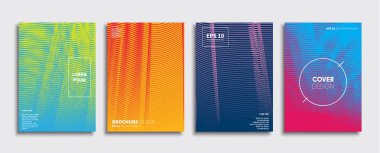 Vektör kapak tasarımları. Gelecekteki Poster şablonu. Smartphone modern arka plan ayarlamak.