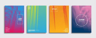 Vektör kapak tasarımları. Gelecekteki Poster şablonu. Smartphone modern arka plan ayarlamak.