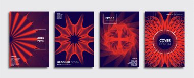 Vektör kapak tasarımları. Gelecekteki Poster şablonu. Smartphone modern arka plan ayarlamak.