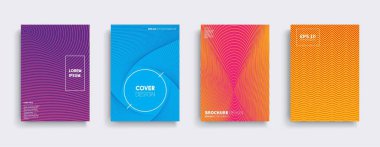 Vektör kapak tasarımları. Gelecekteki Poster şablonu. Smartphone modern arka plan ayarlamak.