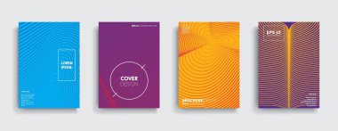 Vektör kapak tasarımları. Gelecekteki Poster şablonu. Smartphone modern arka plan ayarlamak.