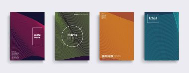 Vektör kapak tasarımları. Gelecekteki Poster şablonu. Smartphone modern arka plan ayarlamak.