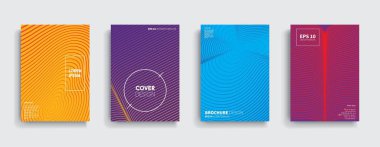 Vektör kapak tasarımları. Gelecekteki Poster şablonu. Smartphone modern arka plan ayarlamak.