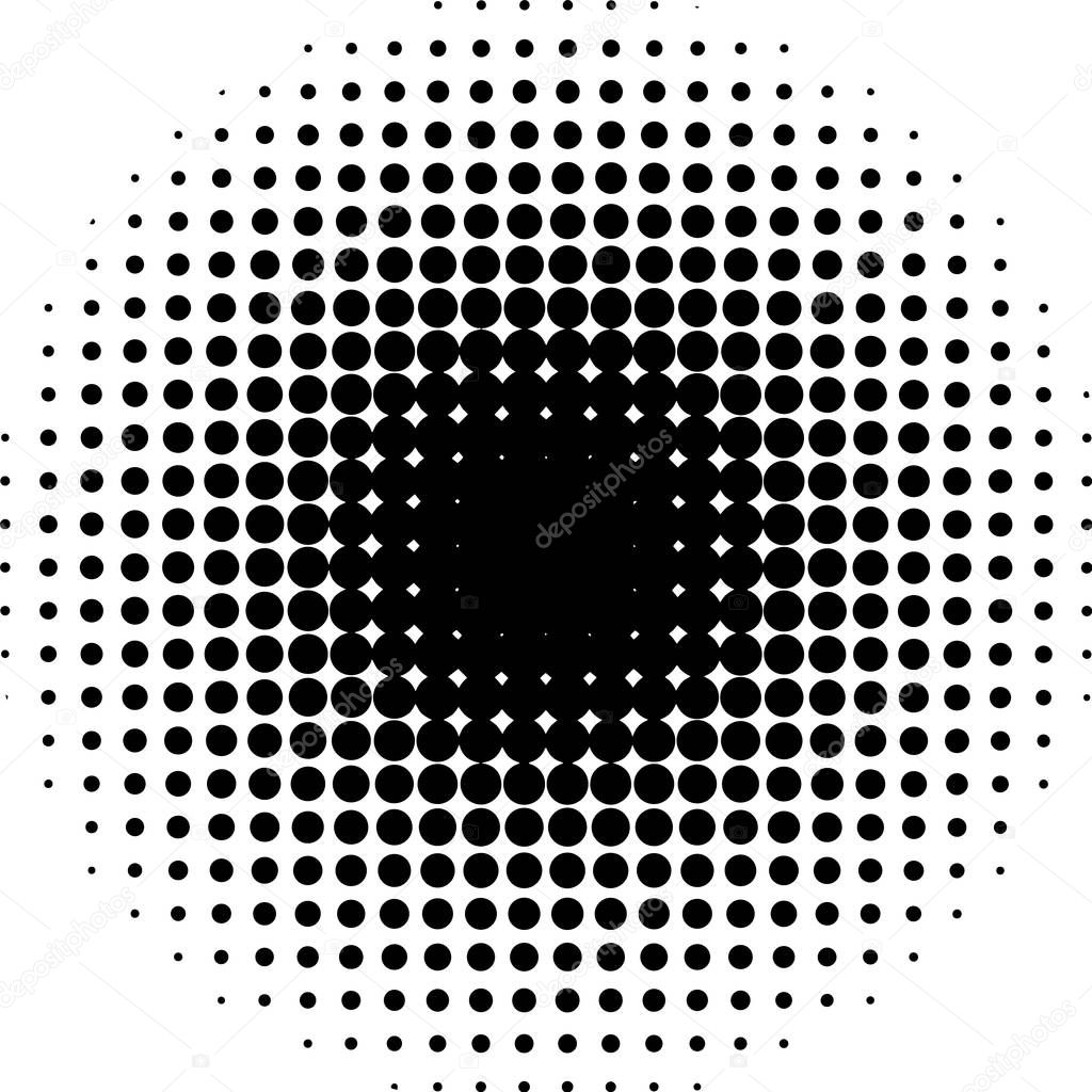 vector halftone for backgrounds and designs