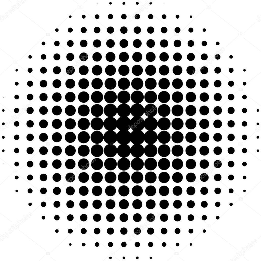 vector halftone for backgrounds and designs