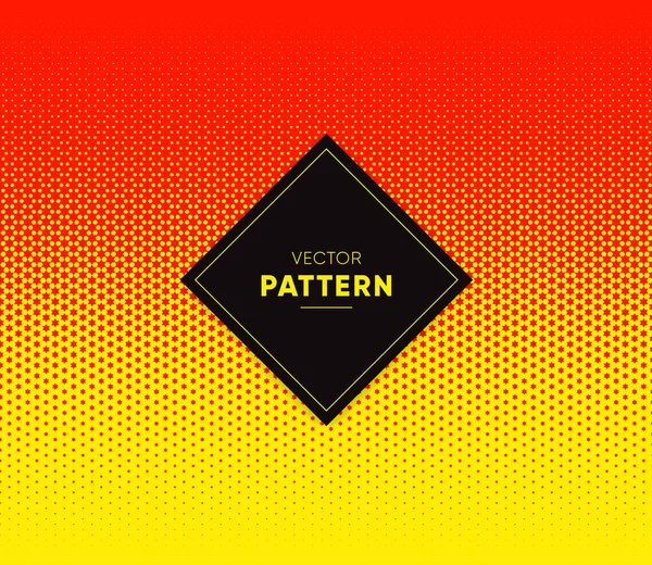 Красный Жёлтый Векторные Полутоны Фона Дизайна — стоковый вектор