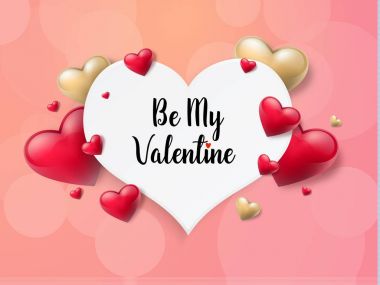 2018 Sevgililer günü arka plan metin kutusu ve güzel yürekleri. Vektör çizim