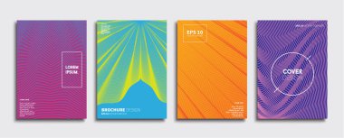 Vektör kapak tasarımları. Gelecekteki Poster şablonu. Smartphone modern arka plan ayarlamak.