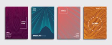 Vektör kapak tasarımları. Gelecekteki Poster şablonu. Smartphone modern arka plan ayarlamak.