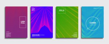 Vektör kapak tasarımları. Gelecekteki Poster şablonu. Smartphone modern arka plan ayarlamak.