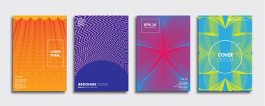 Vektör kapak tasarımları. Gelecekteki Poster şablonu. Smartphone modern arka plan ayarlamak.