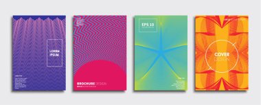 Vektör kapak tasarımları. Gelecekteki Poster şablonu. Smartphone modern arka plan ayarlamak.