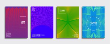 Vektör kapak tasarımları. Gelecekteki Poster şablonu. Smartphone modern arka plan ayarlamak.