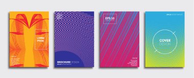 Vektör kapak tasarımları. Gelecekteki Poster şablonu. Smartphone modern arka plan ayarlamak.