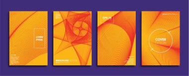 Vektör kapak tasarımları. Gelecekteki Poster şablonu. Smartphone modern arka plan ayarlamak.