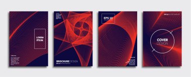 Vektör kapak tasarımları. Gelecekteki Poster şablonu. Smartphone modern arka plan ayarlamak.