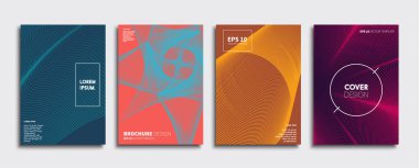 Vektör kapak tasarımları. Gelecekteki Poster şablonu. Smartphone modern arka plan ayarlamak.